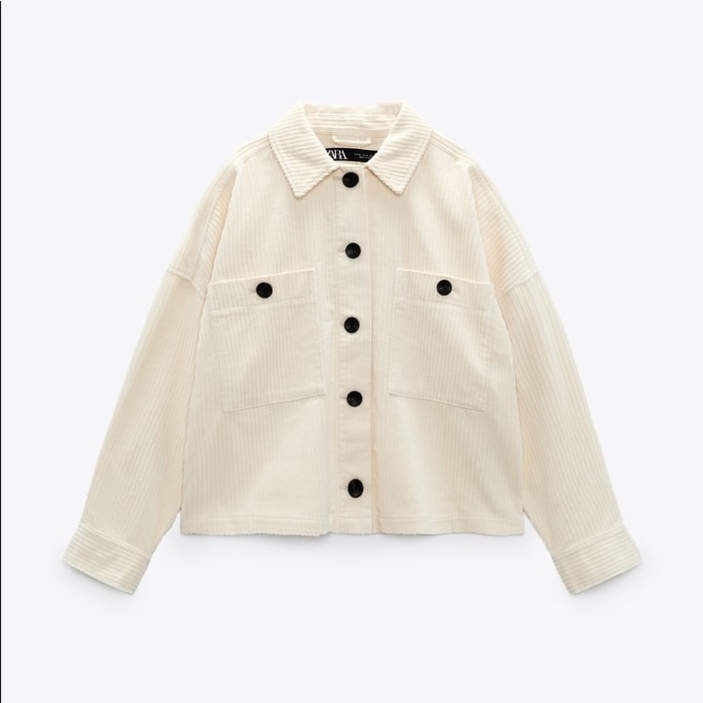 Short Corduroy Overshirt